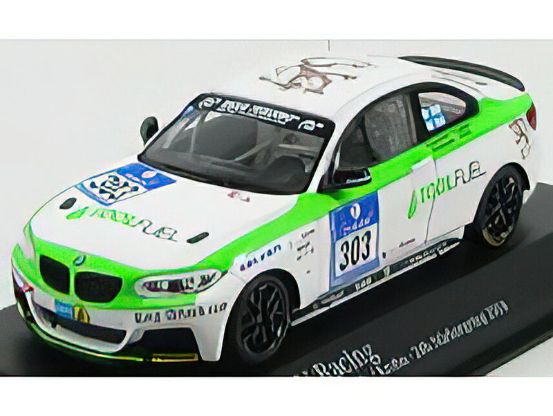 BMW - 2-SERIES M 235i TEAM RACING N 303 24h NURBURGRING 2014 OSTERLUND - HONKANEN - LYBACK - HENKOLA - WHITE GREEN /Minichamps 1/43 ミニカー