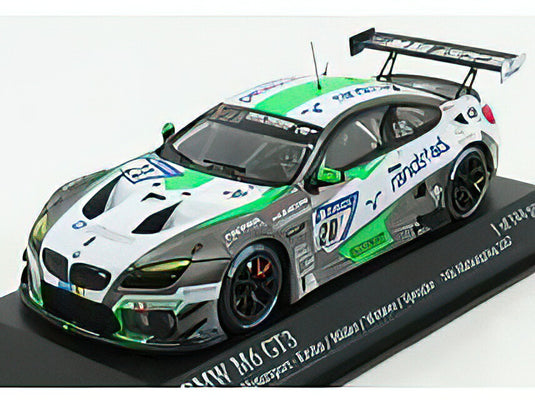 BMW - 6-SERIES M6 GT3 N 20 24h NURBURGRING 2017 MULLER - SPENGLER - KROHN - WITTMER - SILVER GREEN /Minichamps 1/43 ミニカー