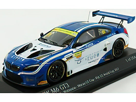 BMW - 6-SERIES M6 GT3 TEAM AAI N 91 MACAU GT CUP FIA GT WORLD CUP 2017 WITTMANN - WHITE BLUE /Minichamps 1/43 ミニカー