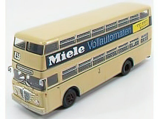 BUESSING - D2U AUTOBUS DOPPELDECKER MIELE 1958 - 2 PIANI - CREAM /Minichamps 1/43 ミニカー
