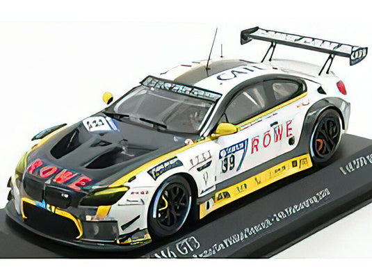 BMW - 6-SERIES M6 GT3 TEAM ROWE RACING N 99 24h NURBURGRING 2018 SIMS - KROHN - DE PHILLIPPI - TOMCZYK - WHITE YELLOW /Minichamps 1/43 ミニカー