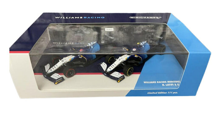 WILLIAMS F1 2台セット FW43B MERCEDES M12 EQ POWER 特注品 111台限定 1/43 Minichamps ミニカー