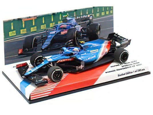 【予約】12月以降発売予定RENAULT - F1 A521 RENAULT E-TECH 20B TEAM ALPINE N 31 WINNER HUNGARY GP 2021 ESTEBAN OCON - BLUE MET RED WHITE /Minichamps 1/43 ミニカー