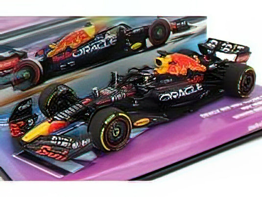 RED BULL - F1 RB18 TEAM ORACLE RED BULL RACING N 1 WINNER MIAMI GP WORLD CHAMPION 2022 MAX VERSTAPPEN - MATT BLUE YELLOW RED  /Minichampsミニチャンプス 1/43 ミニカー