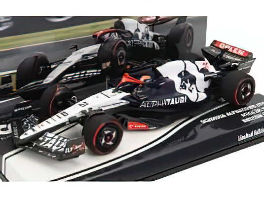 ALPHA TAURI - F1 AT04 TEAM ALPHA TAURI N 21 SILVERSTONE BRITISH GP 2023 NYCK DE VRIES - BLUE WHITE /ミニチャンプス 1/43 ミニカー