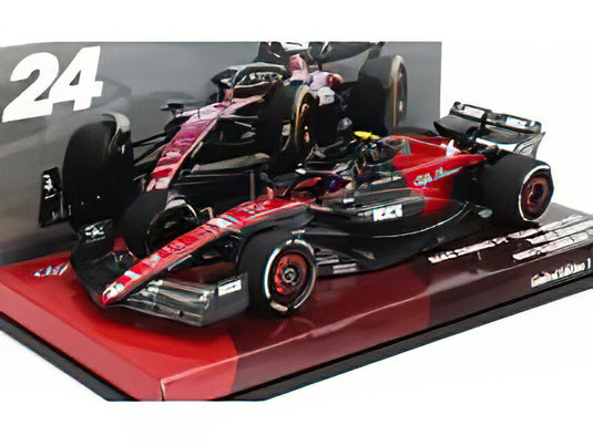 ALFA ROMEO - F1 C43 TEAM KICK N 24 AUSTRALIAN GP 2023 GUANYU ZHOU - BLACK RED /Minichamps 1/43 ミニカー