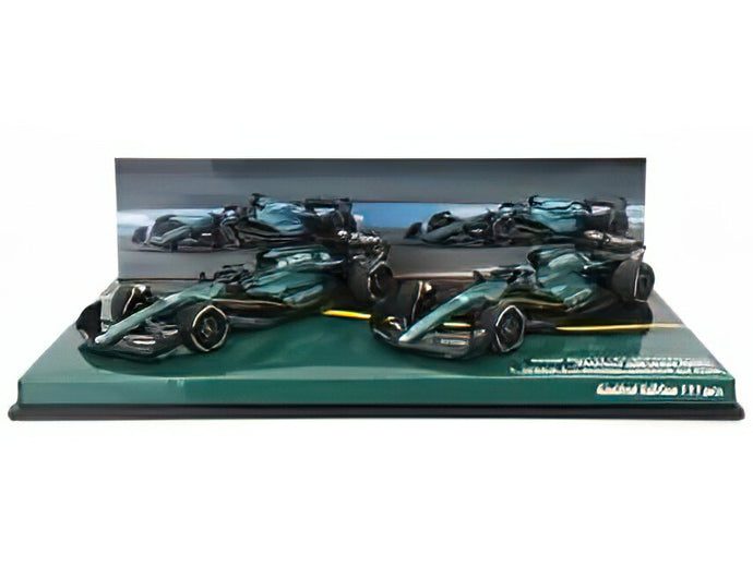 ASTON MARTIN - SET 2X F1 AMR23  3rd BAHRAIN GP 2023 FERNANDO ALONSOフェルナンド・アロンソ111台限定/Minichampsミニチャンプス 1/43