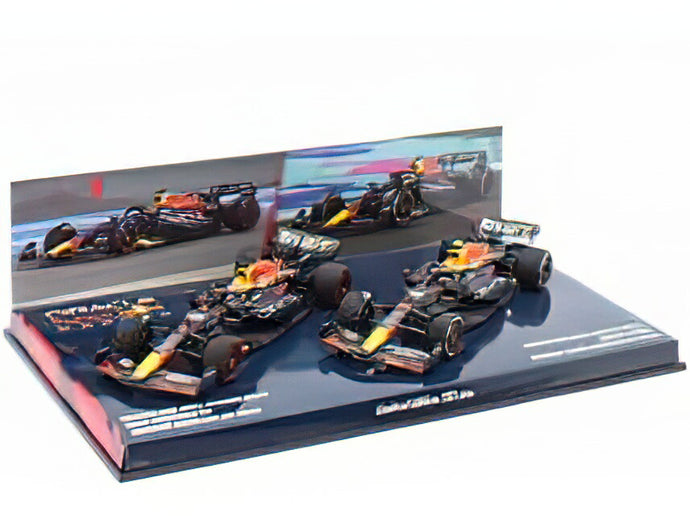 【予約】12月以降発売予定RED BULL - SET 2X F1 RB19 ORACLE BAHRAIN GP 2023 MAX VERSTAPPEN + N 11 WINNER SAUDI ARABIA GP 2023 SERGIO PEREZ /Minichamps 1/43 ミニカー