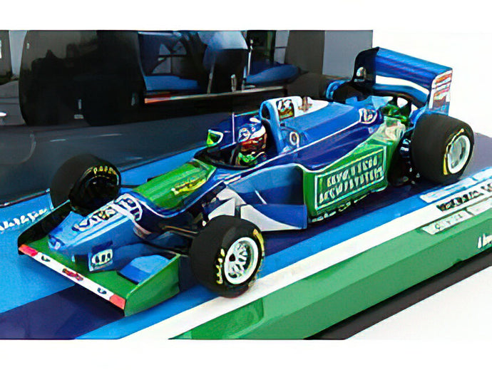 BENETTON - F1 B194 FORD N 5 WINNER JEREZ EUROPEAN GP MICHAEL SCHUMACHER 1994 WORLD CHAMPION - BLUE GREEN /Minichamps 1/43 ミニカー