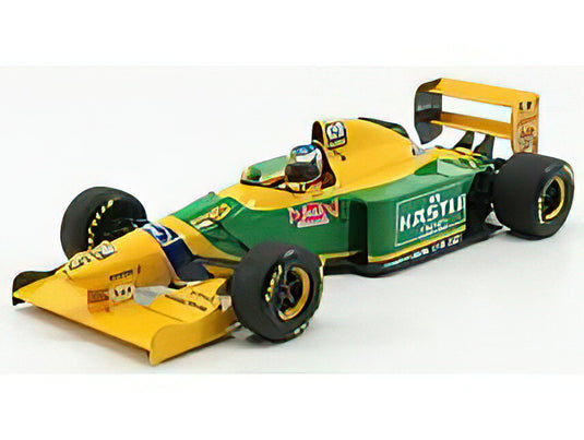 BENETTON - F1 B193 N 5 GERMAN GP 1993 MICHAEL SCHUMACHER - YELLOW GREEN BLUE /Minichamps 1/18 ミニカー