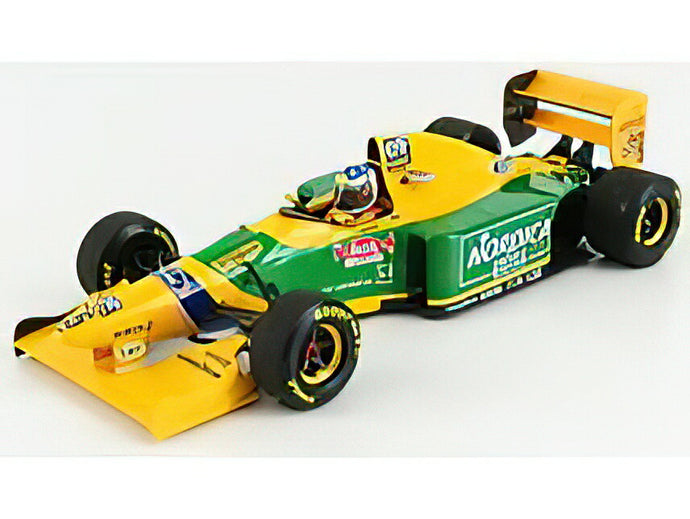 BENETTON - F1 B193 TEAM BENETTON FORD N 5 WINNER PORTUGAL GP 1993 MICHAEL SCHUMACHER - YELLOW GREEN BLUE /Minichamps 1/18 ミニカー