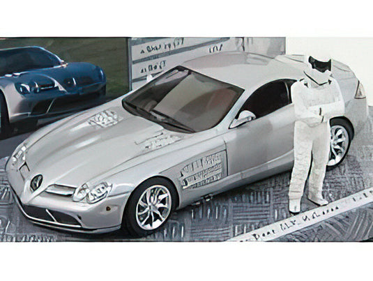 MERCEDES BENZ - SLR McLAREN - TOP GEAR WITH FIGURES - SILVER
