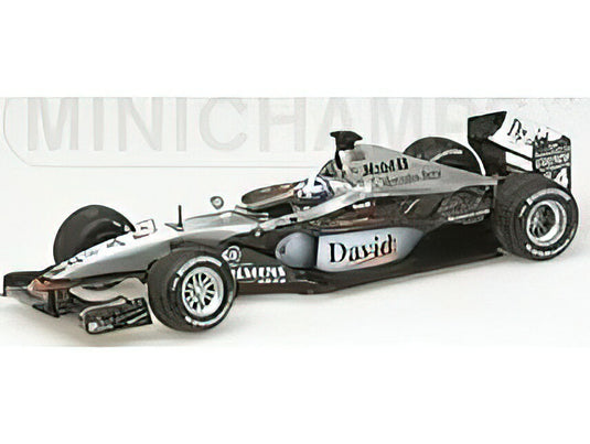 【予約】2023年発売予定McLAREN - F1 MP4/16 3.0L V10 TEAM WEST McLAREN MERCEDES N 4 SEASON 2001 D.COULTHARD - SILVER BLACK /Minichamps 1/43 ミニカー