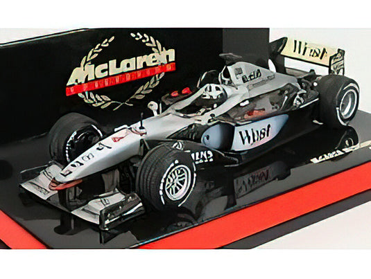 McLAREN - F1 MP4/16 3.0L V10 TEAM WEST McLAREN MERCEDES N 4 SEASON 2001 D.COULTHARD - SILVER BLACK /Minichamps 1/43 ミニカー