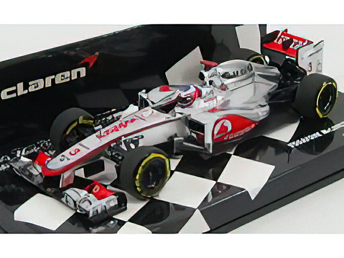 McLAREN - F1 MP4-27 MERCEDES N 3 RACE VERSION 2012 JENSON BUTTON - SILVER RED /Minichamps 1/43 ミニカー