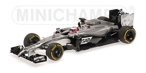 McLARENマクラーレン | F1  MP4/29 MERCEDES N 22 CHINA GP 2014 J.BUTTON | CHROME BLACK /Minichampsミニチャンプス 1/43 ミニカー