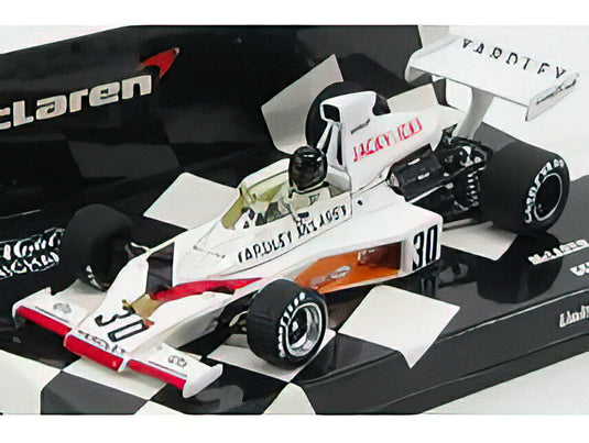 McLAREN - F1 FORD M23 YARDLEY N 30 GP GERMAN 1973 J.ICKX - DETTAGLIO MOTORE - WHITE ORANGE /Minichamps 1/43 ミニカー