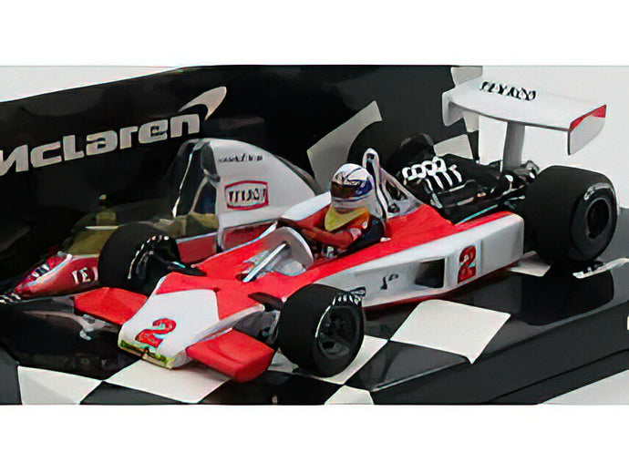 McLAREN - F1 M23 FORD N 2 SEASON 1975 J.MASS - WITH ENGINE DETAILS - RED WHITE /Minichamps 1/43 ミニカー