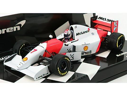 McLAREN - F1 FORD MP4/8 V8 TEAM MARLBORO N 7 EUROPEAN GP 1993 M.ANDRETTI - WHITE RED /Minichamps 1/43 ミニカー