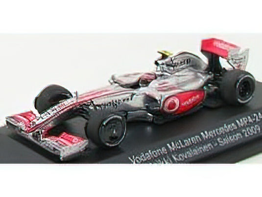 McLAREN - F1 McLAREN MP4/24 N 2 RACE VERSION 2009 H.KOVALAINEN - SILVER RED /Minichamps 1/43 ミニカー