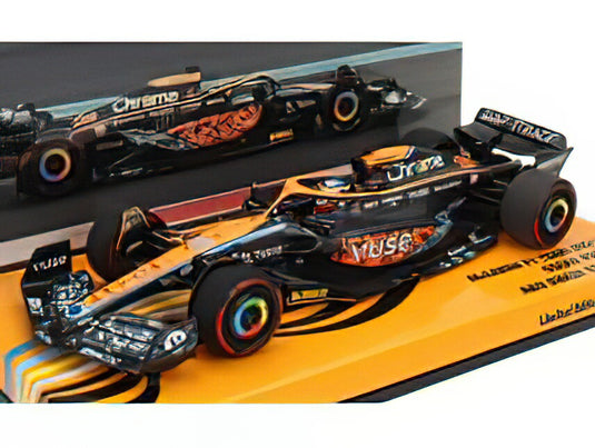 McLAREN - F1 MCL36 MERCEDES TEAM MCLAREN N 28 TEST ABU DHABI 2022 OSCAR PIASTRI - ORANGE BLACK /ミニチャンプス 1/43 ミニカー