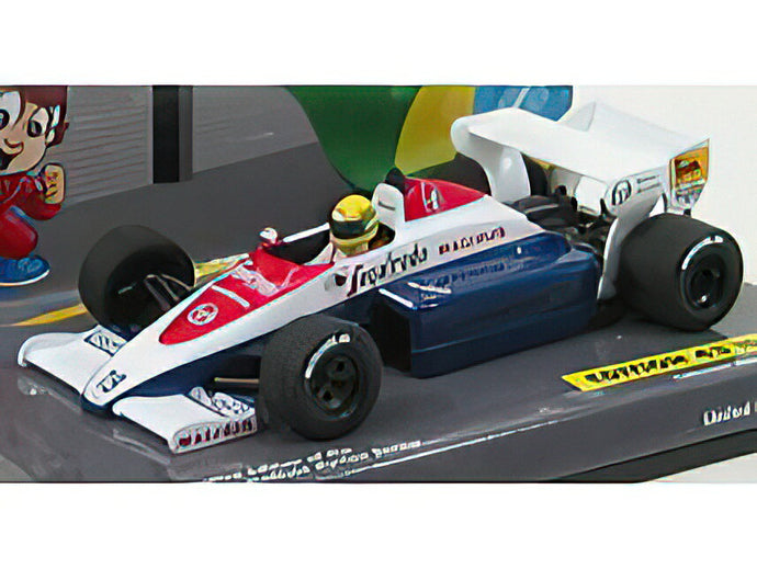 TOLEMAN - F1 TG184 HART TURBO N 19 SEASON 1984 AYRTON SENNA - BLUE WHITE RED /Minichamps 1/43 ミニカー