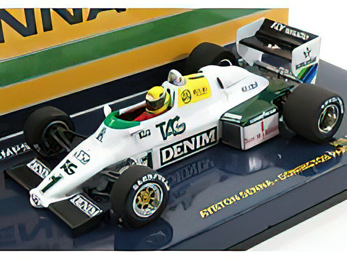 WILLIAMS - F1 FW08C FORD N 1 DONINGTON PARK TEST 19th JULY 1983 AYRTON SENNA - WHITE /Minichamps 1/43 ミニカー