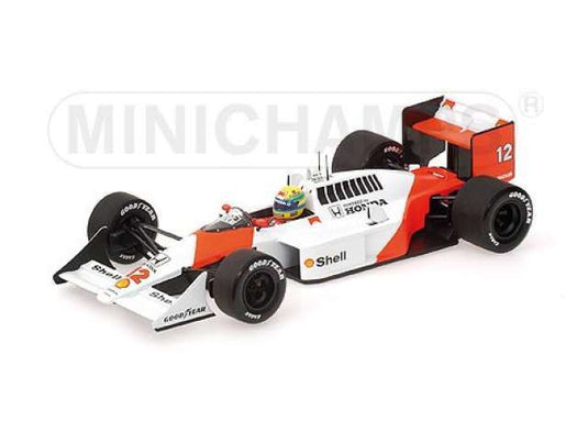 【予約】1988 McLaren MP 4/4 Ayrton Senna World Champion, white/red /Minichampsミニチャンプス 1/18 ミニカー