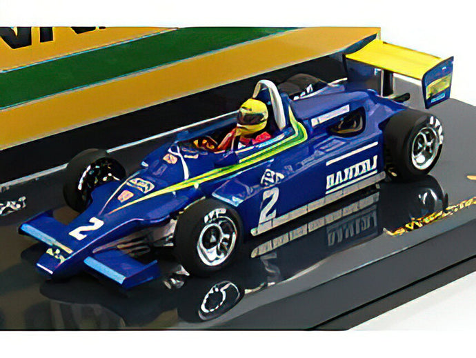 RALT TOYOTA - F3 RT3 N 2 1st WIN THRUXTON 13 NOVEMBER 1982 AYRTON SENNA - BLUE YELLOW /Minichamps 1/43 ミニカー