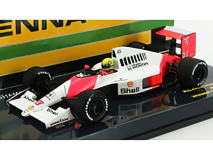 McLAREN - F1 MP4/5B HONDA V10 TEAM MARLBORO N 27 WINNER GERMAN GP AYRTON SENNA 1990 WORLD CHAMPION - RED WHITE /Minichamps 1/43 ミニカー