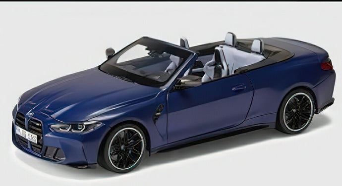 【予約】BMW ディーラーモデル M4 Cabrio G83 blue metallic /ミニチャンプス 1/18 ミニカー