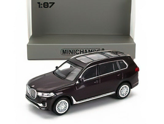 Bmw X7 Dark Red Metallic 2019 870029304/ MINICHAMPS 1/8 ミニカー