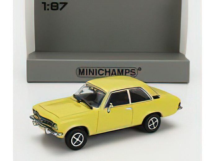 OPEL  ASCONA 1970 - YELLOW/Minichamps 1/87ミニカー