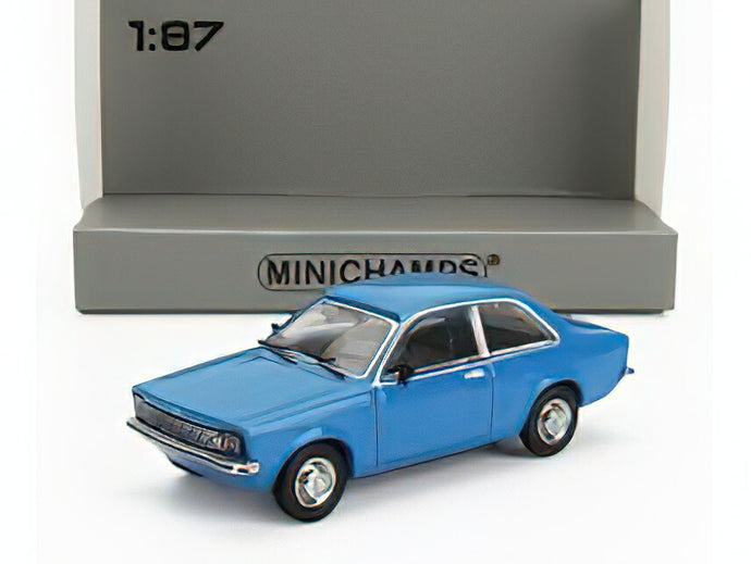 OPEL  KADETT C SALOON 1973 - BLUE/Minichamps 1/87ミニカー