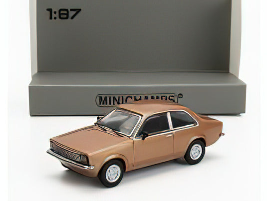 OPEL  KADETT C SALOON 1973 - GOLD/Minichamps 1/87ミニカー