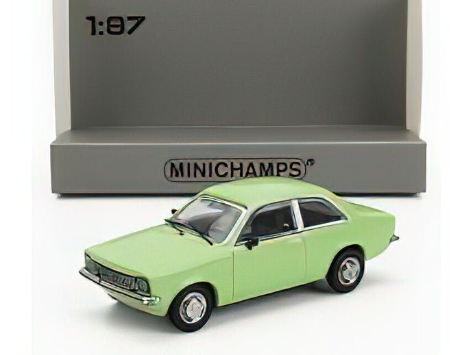 OPEL  KADETT C SALOON 1973 - GREEN/Minichamps 1/87ミニカー