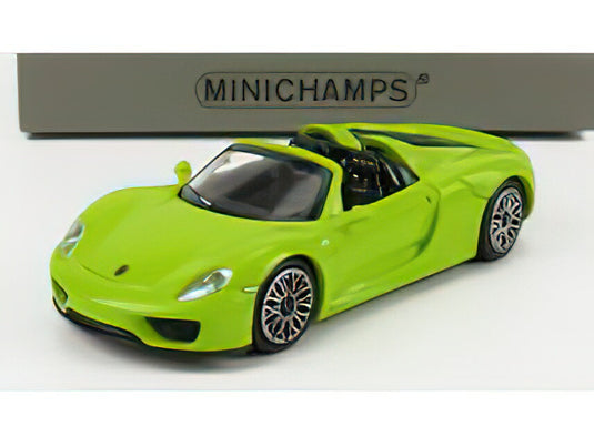 PORSCHE  918 SPYDER 2013 - YELLOW/Minichamps 1/87ミニカー