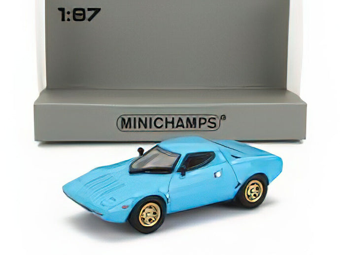 LANCIA  STRATOS 1974 - LIGHT BLUE/Minichamps 1/87ミニカー