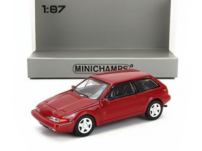 VOLVO - 480 TURBO COUPE 1987 - RED/Minichamps 1/87ミニカー