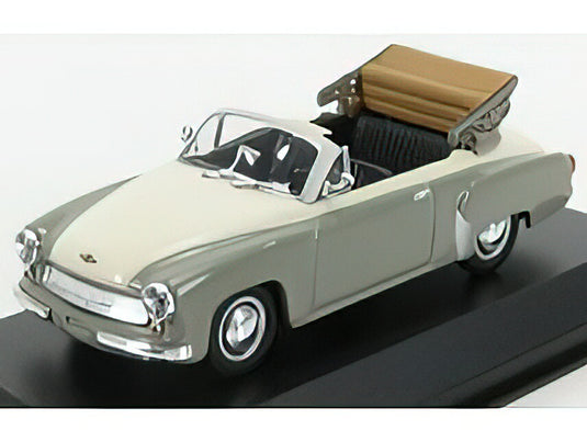 WARTBURG - A311 CABRIOLET 1958 - GREY WHITE /Minichamps 1/43 ミニカー
