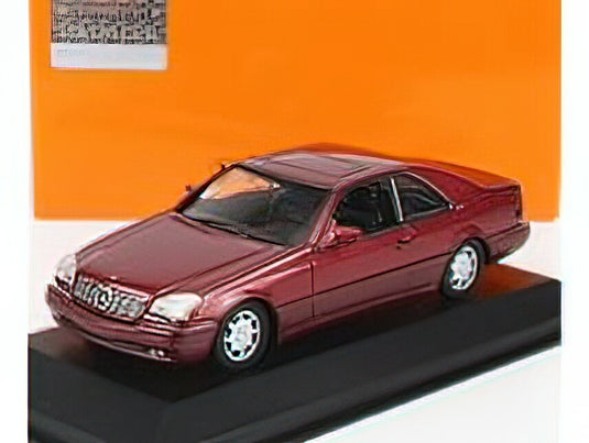 MERCEDES BENZメルセデスベンツ - S-CLASS 600SEC COUPE 1992 - RED MET /Minichampsミニチャンプス 1/43 ミニカー