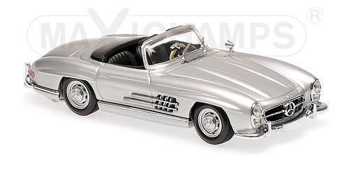 MERCEDES BENZメルセデスベンツ | 300SL ROADSTER SPIDER (W198) 1955 | SILVER /Minichampsミニチャンプス 1/43 ミニカー