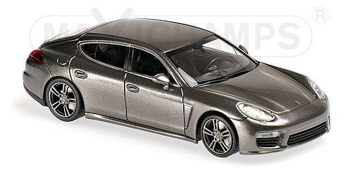 PORSCHEポルシェ | PANAMERA TURBO S 2013 | GREY MET /Minichampsミニチャンプス 1/43 ミニカー