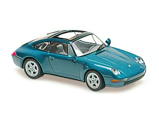 【予約】2023年発売予定PORSCHE - 911 993 TARGA CABRIOLET 1995 - BLUE /Minichamps 1/43 ミニカー