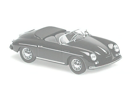 【予約】2023年発売予定PORSCHE - 356A SPEEDSTER CABRIOLET 1956 - GREY MET /Minichamps 1/43 ミニカー
