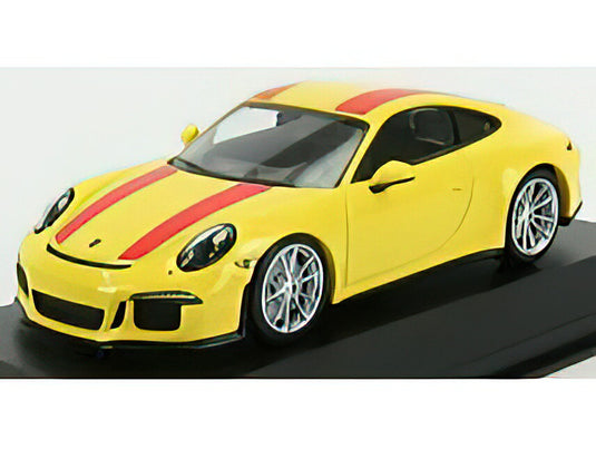 PORSCHE - 911 991 R COUPE 2016 - YELLOW /Minichamps 1/43 ミニカー
