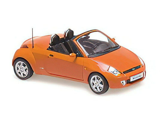 【予約】2023年発売予定FORD ENGLAND - STREETKA CABRIOLET SPIDER 2003 - ORANGE MET /Minichamps 1/43 ミニカー
