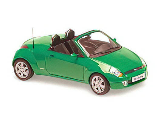 【予約】2023年発売予定FORD ENGLAND - STREETKA CABRIOLET SPIDER 2003 - GREEN MET /Minichamps 1/43 ミニカー