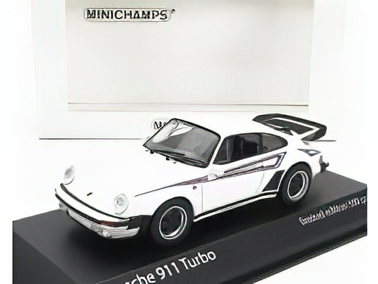 PORSCHE  911 930 TURBO COUPE MARTINI RACING LIVERY 1976 - WHITE/Minichamps 1/43ミニカー