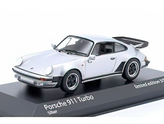 PORSCHE  911 930 TURBO COUPE 1977 - SILVER/Minichamps 1/43ミニカー